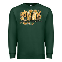 Sports Green pray through it on it and over it Premium Sweatshirt - JahusDesignShop
