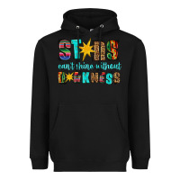 Black stars cant shine without darkness Heavyweight Hoodie - HRA Design Shop