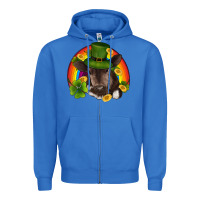 True Royal st patricks day baby cow shamrock rainbow gold Zipper Hoodie - RanaPortraitStore