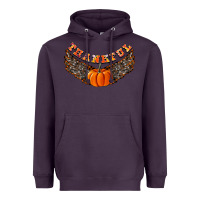 Plum Thankful Heavyweight Hoodie - CowhideDigitalArt