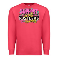 Cardinal support local hustlers and dreamers Premium Sweatshirt - JahusDesignShop
