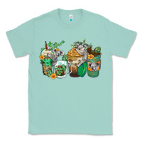 Seafoam koala coffee cups Classic Tee - Zillion Design Studio