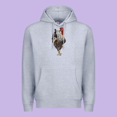 Cream Legbar Rooster Premium Hoodie Designed By Lillyallendesigns