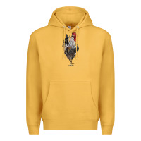 Mustard cream legbar rooster Premium Hoodie - LillyAllenDesigns
