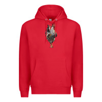 Red cream legbar rooster Premium Hoodie - LillyAllenDesigns