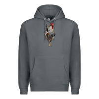 Rock cream legbar rooster Premium Hoodie - LillyAllenDesigns