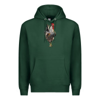 Sports Green cream legbar rooster Premium Hoodie - LillyAllenDesigns