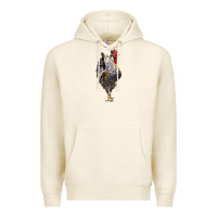 Tofu cream legbar rooster Premium Hoodie - LillyAllenDesigns