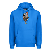 True Royal cream legbar rooster Premium Hoodie - LillyAllenDesigns