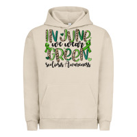Pigment French Oak in june we wear green scoliosis awareness Urban Hoodie - MaliasSmallBusiness