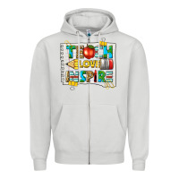Dove Grey teach love inspire Zipper Hoodie - texasbilliewilder