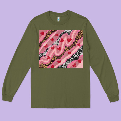 Long Sleeve Tee valentines day pinky