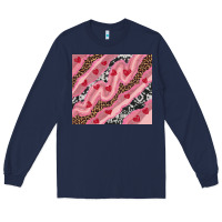 Navy valentines day pinky Long Sleeve Tee - RanaPortraitStore