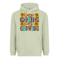 Matcha keep going keep growing Heavyweight Hoodie - HRA Design Shop