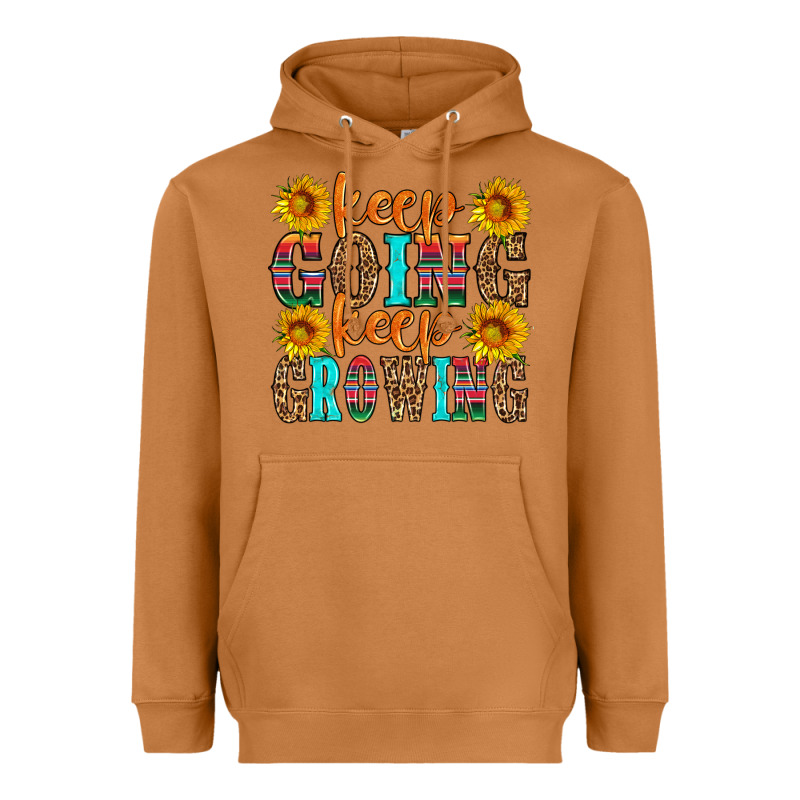 Keep Going Keep Growing Heavyweight Hoodie by HRA Design Shop | Teevron