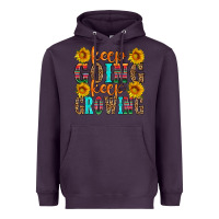 Plum keep going keep growing Heavyweight Hoodie - HRA Design Shop