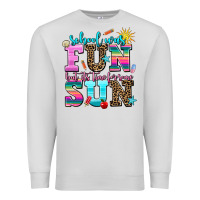 Dove Grey school was  fun but its time for some  sun Premium Sweatshirt - AdoDesignShop
