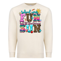 Sandshell school was  fun but its time for some  sun Premium Sweatshirt - AdoDesignShop