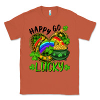Copper Happy Go Lucky Pot Of Gold And Rainbow Heart Classic Tee - RanaPortraitStore