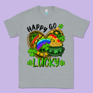 Happy Go Lucky Pot Of Gold And Rainbow Heart Classic Tee Designed By Ranaportraitstore