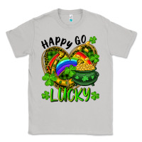 Moon Dust Happy Go Lucky Pot Of Gold And Rainbow Heart Classic Tee - RanaPortraitStore