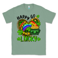 Sage Happy Go Lucky Pot Of Gold And Rainbow Heart Classic Tee - RanaPortraitStore