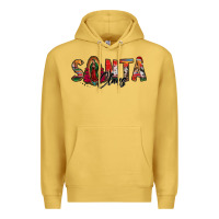 Antique Gold santa claus lady of guadalupe Premium Hoodie - Jasminsmagicworld