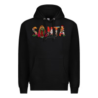 Black santa claus lady of guadalupe Premium Hoodie - Jasminsmagicworld