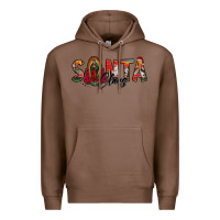 Chestnut santa claus lady of guadalupe Premium Hoodie - Jasminsmagicworld