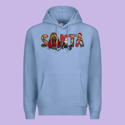 Santa Claus Lady Of Guadalupe Premium Hoodie Designed By Jasminsmagicworld