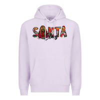 Lilac santa claus lady of guadalupe Premium Hoodie - Jasminsmagicworld