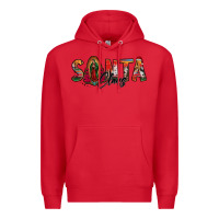 Red santa claus lady of guadalupe Premium Hoodie - Jasminsmagicworld