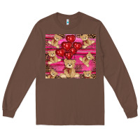 Chestnut valentines day teddy bear tumbler Long Sleeve Tee - RanaPortraitStore