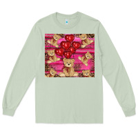 Matcha valentines day teddy bear tumbler Long Sleeve Tee - RanaPortraitStore