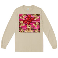 Mushroom valentines day teddy bear tumbler Long Sleeve Tee - RanaPortraitStore