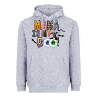 Heather Grey Mama is my Boo Heavyweight Hoodie - CowhideDigitalArt