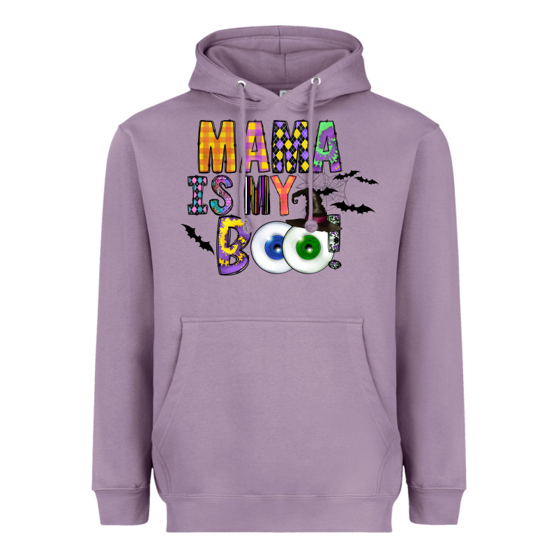 Mama Is My Boo Heavyweight Hoodie by CowhideDigitalArt | Teevron