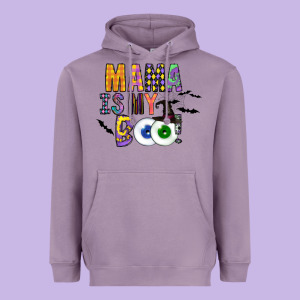 Mama Is My Boo Heavyweight Hoodie Designed By Cowhidedigitalart