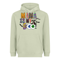 Matcha Mama is my Boo Heavyweight Hoodie - CowhideDigitalArt