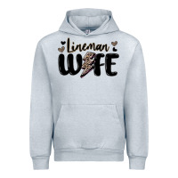 Heather Grey lineman wife Urban Hoodie - MaliasSmallBusiness