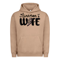 Pigment Burro lineman wife Urban Hoodie - MaliasSmallBusiness
