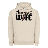 Pigment French Oak lineman wife Urban Hoodie - MaliasSmallBusiness