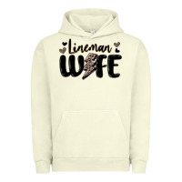 Pigment Pistachio lineman wife Urban Hoodie - MaliasSmallBusiness