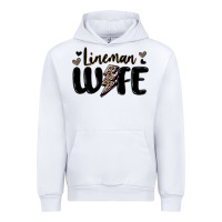 White lineman wife Urban Hoodie - MaliasSmallBusiness