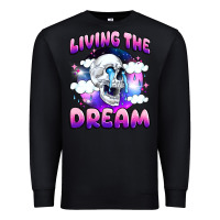 Black living the dream Premium Sweatshirt - JahusDesignShop