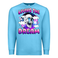 Ocean Blue living the dream Premium Sweatshirt - JahusDesignShop