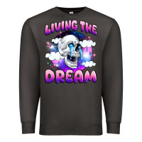Smoke living the dream Premium Sweatshirt - JahusDesignShop