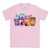 Bubblegum Pink hippie coffee cups Classic Tee - Zillion Design Studio