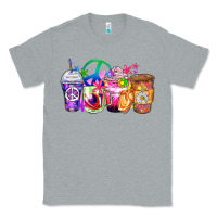 Heather Grey hippie coffee cups Classic Tee - Zillion Design Studio