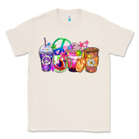 Natural hippie coffee cups Classic Tee - Zillion Design Studio